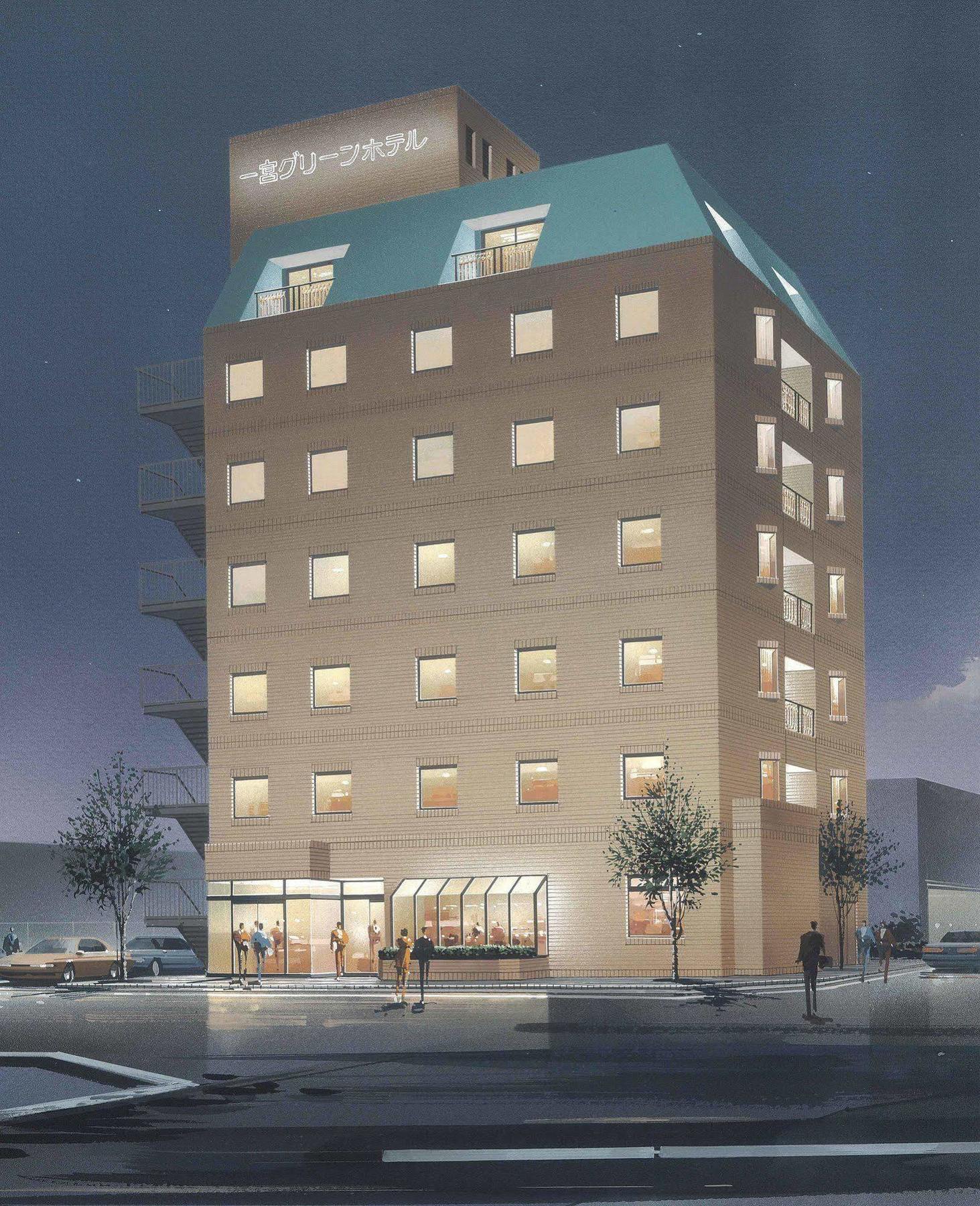 Ichinomiya Green Hotel Ngoại thất bức ảnh